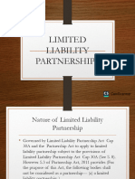 Limited Liability Partnerships - Commercial Transactions