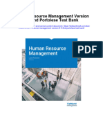 Human Resource Management Version 2 0 2nd Portolese Test Bank