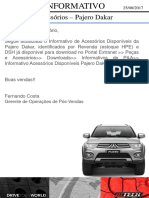 Catálogo de Acessórios Mitsubishi Pajero Dakar