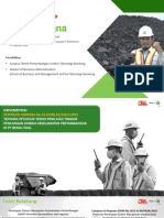 Pengukuran Penilaian Kinerja Pengelolaan KP Berau Coal - Okt 2023