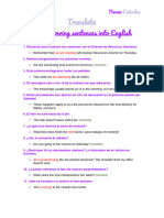 Translation Sentences 2