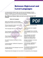 Difference Between High Level and Low Level Languages 41