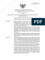 Pergub DIY No.19 Tahun 2012 TTG Bantuan Biaya Pendidikan Bagi Siswa - Mahasiswa MiskinTidak Mampu Tahun Anggaran 2012