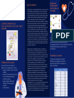 Blue and Orange World Health Day Modern User Information Brochure