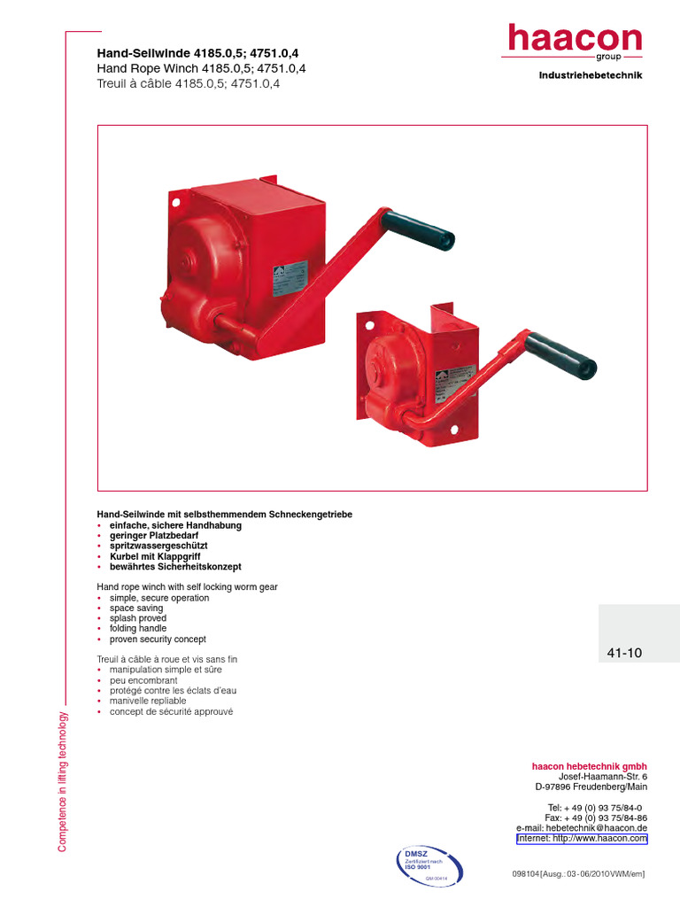 Haacon 4185 - 4751 | PDF