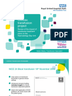 Chronic Transfusion Audit