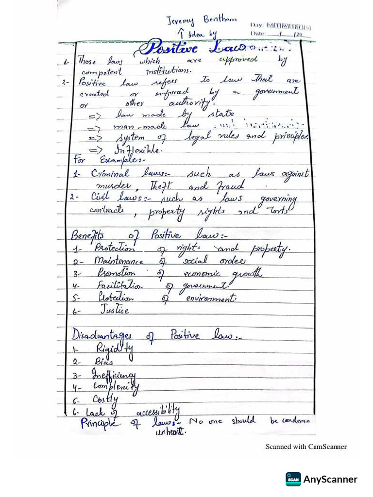 Positive Law and Purposes of Law PDF