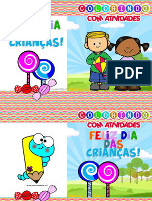 REVISTA DE COLORIR COM ATIVIDADES PARA O DIA DAS CRIANÇAS - IMPRIMIR - PDF  GRÁTIS!-ESPAÇO EDUCAR