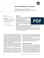 Analysis of Masticatory Cycle Efficiency