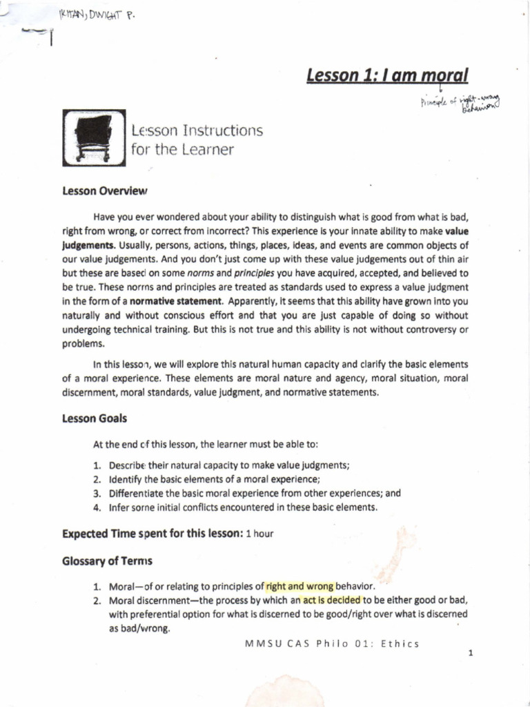 Lesson Note For Primary 3 Third Term Social Studies