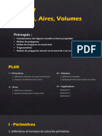 Lecon 17. Perimetres, Aires, Volumes (2.0)