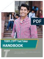 Examinee Handbook TOEFL em Portugues