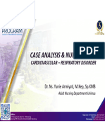 Case Analysis & Nursing Care Cardiovascular - Respiratory (2023)