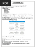 Interview Questions On JAVA