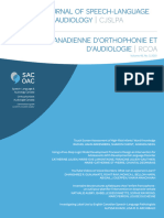 Revue Canadienne D'orthophonie Et Audiologie 2021 Num 45 Vol3