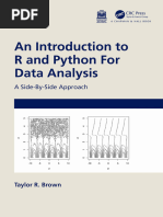 Taylor R. Brown - An Introduction To R and Python For Data Analysis - A Side-By-Side Approach-CRC Press - Chapman & Hall (2023)