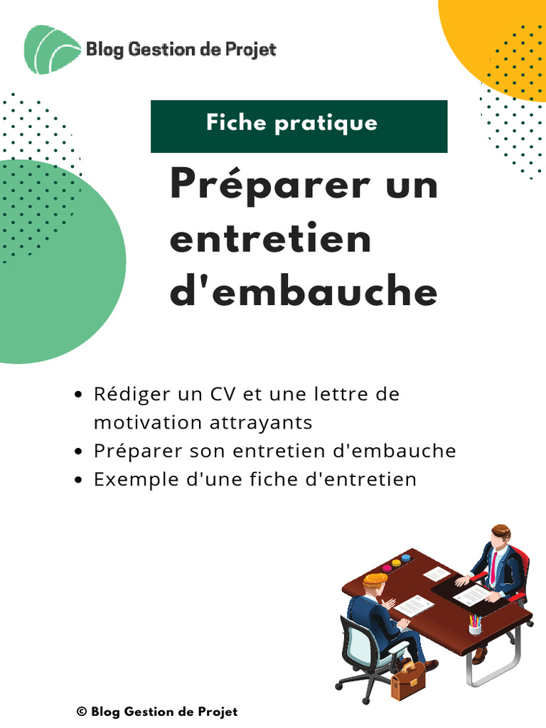 Préparation efficace à l'entretien d'embauche | PDF | Entretien d ...
