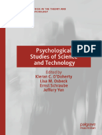 Kieran C. O'Doherty - Lisa M. Osbeck - Ernst Schraube - Jeffery Yen - Psychological Studies of Science and Technology-Springer International Publishing (2019)