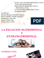 Diapos Filiacion Matrimonial y Extramatrimonial - Grupo 2-Maestria