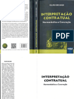 Interpretacao Contratual (Hermeneutica e Concreção)