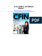 Test Bank For Cfin 3 3rd Edition Besley