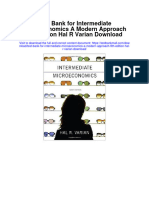 Test Bank For Intermediate Microeconomics A Modern Approach 9th Edition Hal R Varian Download