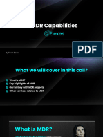 MDR Capabilities