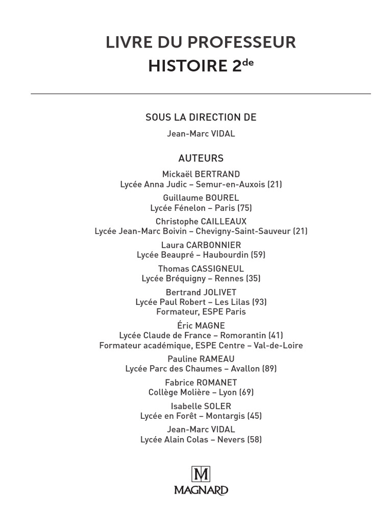 LP Magnard Seconde, PDF, Grèce ancienne