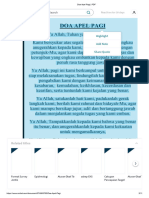 Doa Apel Pagi - PDF