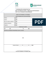 Instructivo de Llenado Reporte de Actividades