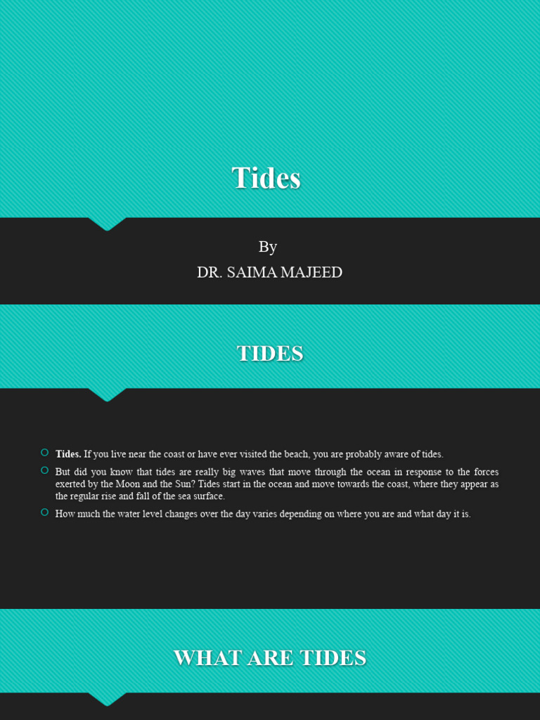 Understanding Ocean Tides Explained | PDF | Social Science