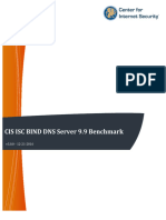 CIS ISC BIND DNS Server 9.9 Benchmark v3.0.0