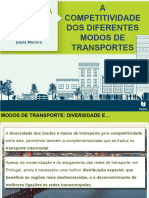 A Competitividade Dos Diferentes Modos de Transporte