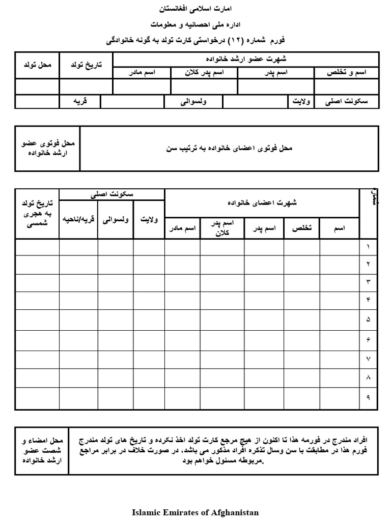 Birth Certificate Format PDF