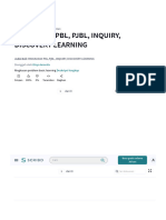 Ringkasan PBL, PJBL, Inquiry, Discovery Learning - PDF