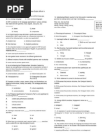 LET Exam Scantron Instructions | PDF
