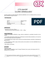 Produto PISCINAS TRATAMENTOS QUIMICOS CTX 200GR Dicloro Granulado - PDF