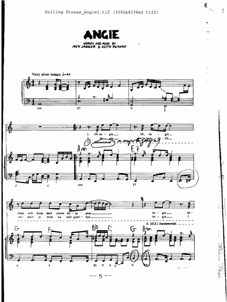 Rolling Stones Angiel-Tif Tiff) : Jagglr ITH | PDF