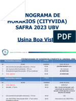 Cronograma Horários SAFRA PGL - UBV 2023 DEFINIDO