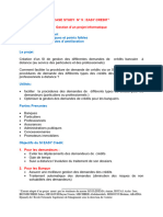 Analyser L'existant 2. Relever Les Manques Et Points Faibles 3. Proposer Des Pistes D'amélioration Le Projet