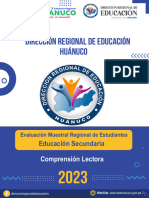 2º Secundaria - Lectura