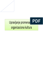 6 Upravljanje Promenama I Organizaciona Kultura