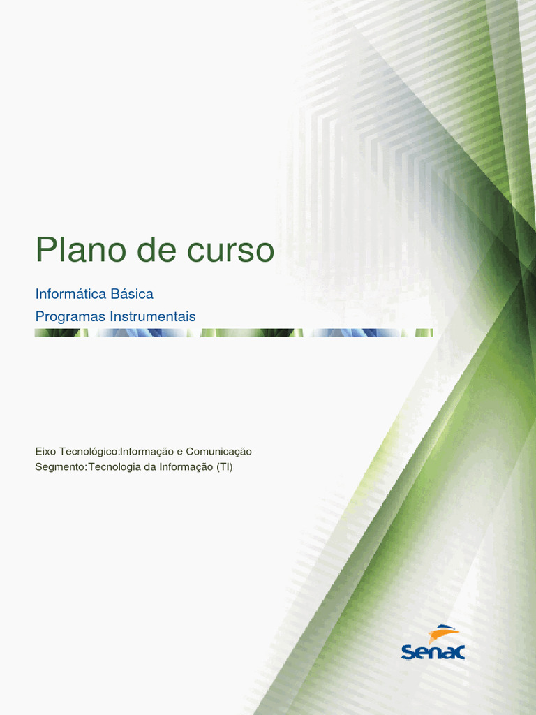 Curso de Informática Básica Senac | PDF | Tecnologia da Informação ...