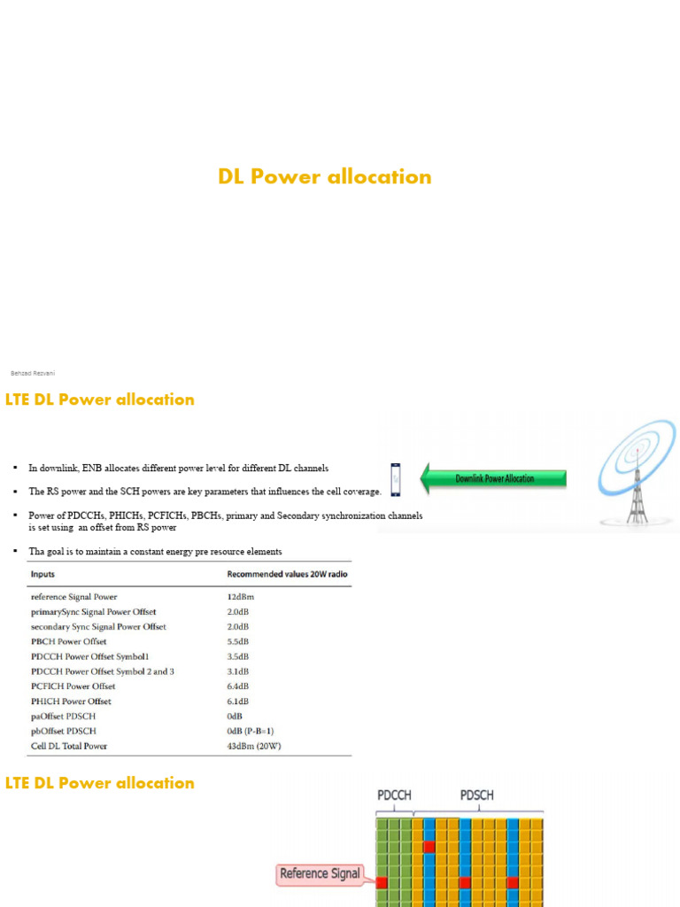 LTE Downlink Power Allocation Guide | PDF | Telecommunications | Computing
