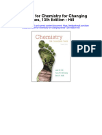Test Bank For Chemistry For Changing Times 13th Edition Hill
