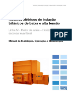 WEG-motores-de-inducao-trifasicos - De-Baixa-E-Alta-Tensao-Rotor-De-Aneis-Com-Porta-Escovas-Levantável-Linha-M-Mining-14338637-Manual-Portugues-Br