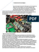 Contaminación Tecnológica