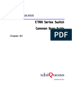 E7100 Series - User Guide - 제02장 - 스위치 시작하기