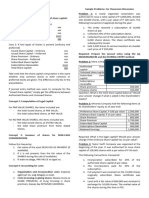 CFAS Finals Handout 1 Shareholders Equity