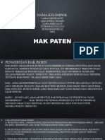 Hak Paten: Nama Kelompok